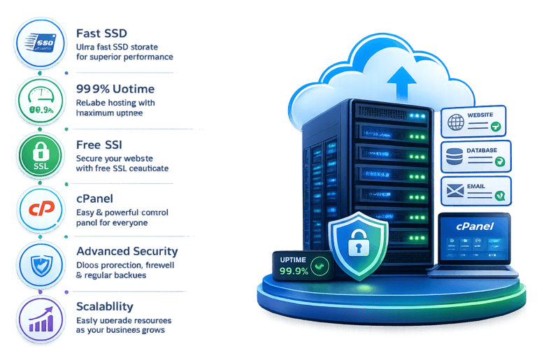 Hosting Illustration